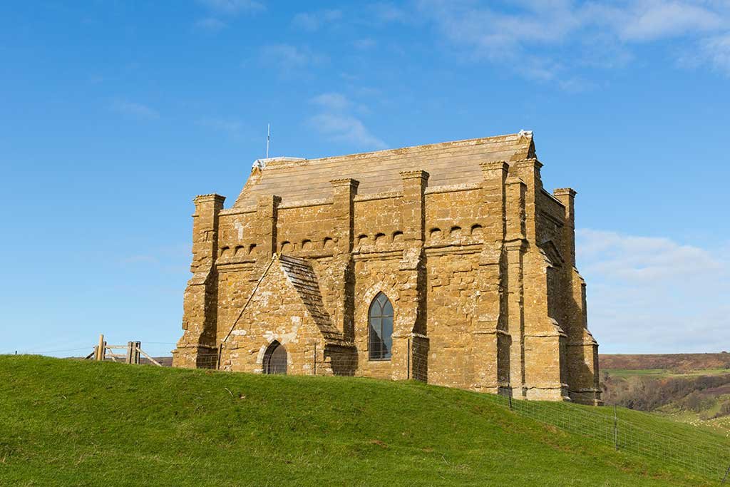 St Catherine's Chapel on Chapel Hill nearby Abbotsbury