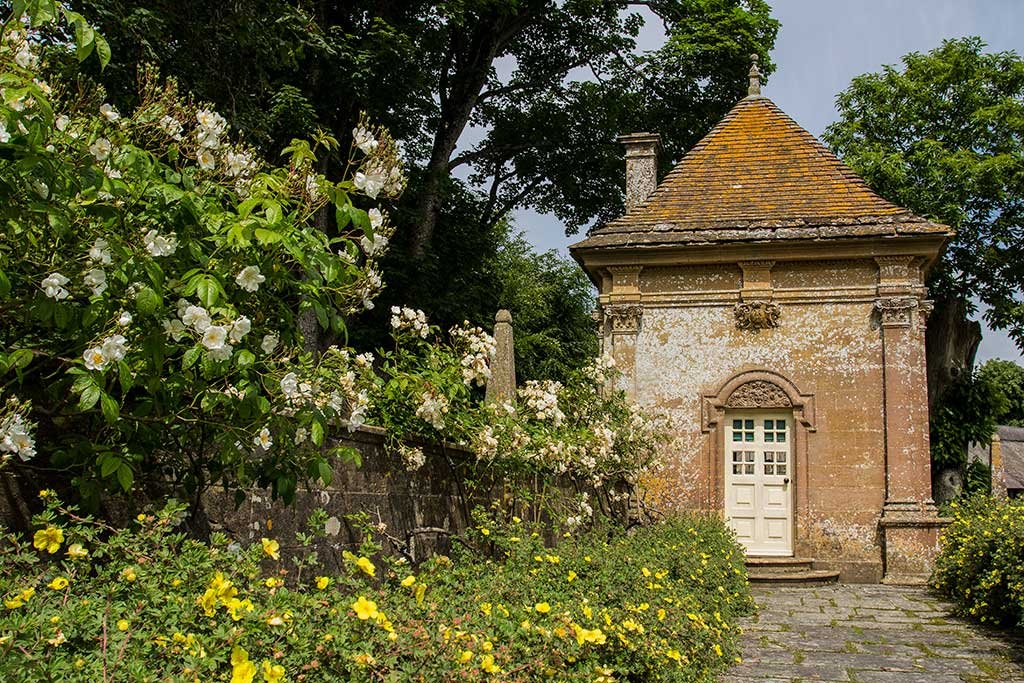 Terraces adjacent to the Pyramid Garden