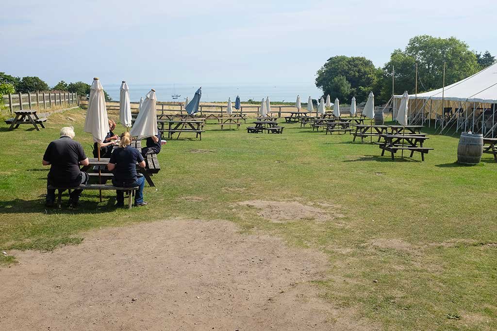 Bankes Armes beer garden