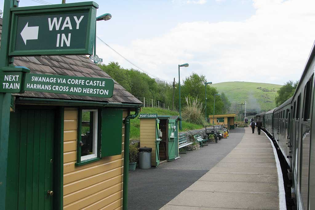 Corfe Castle train station