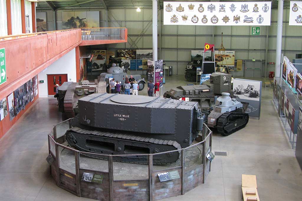 Little Willie tank is the world's first ever tank and is on display at the Tank Museum in Dorset