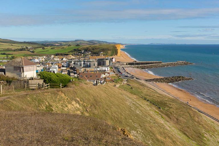 West Bay Beach Bridport Dorset Guide