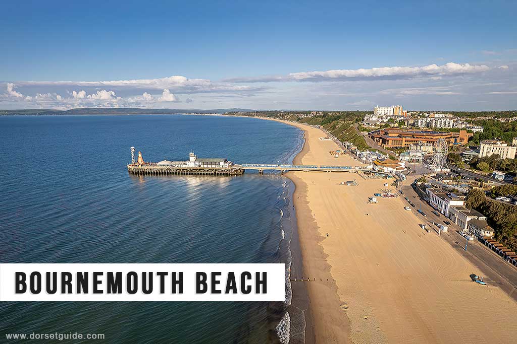 Aerial photo of Bournemouth Beach